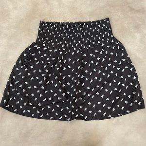 NWOT Ruched Mini Skirt